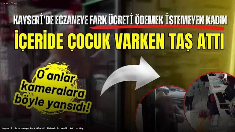 Kayseri’de Eczaneye Taş Attı: Neden, Nasıl Oldu?
