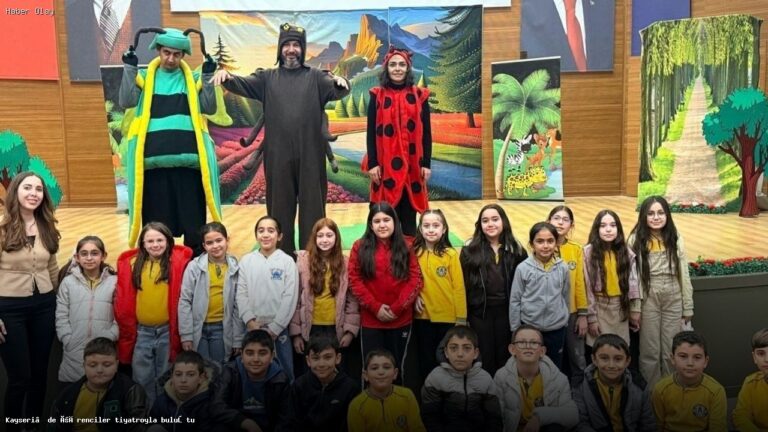 Kayseri’de Öğrenciler Tiyatro Dünyasıyla Tanıştı