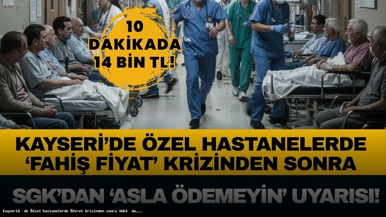 Kayseri’deki Özel Hastanelerdeki Ücret Sorunları ve SGK Uyarısı