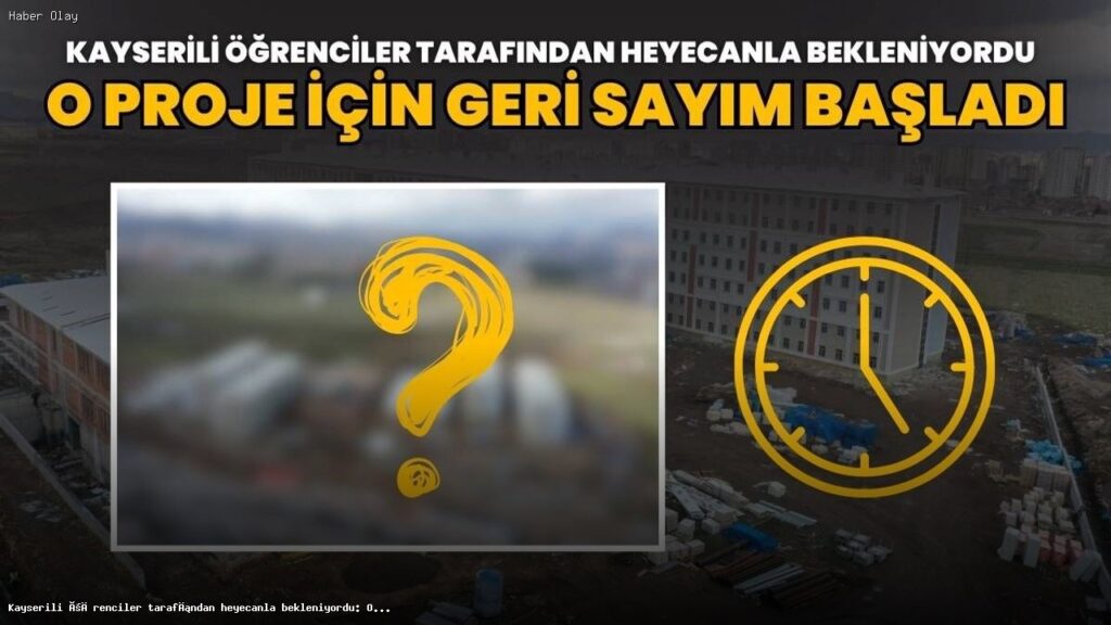 Kayserili Öğrencileri Sevindiren Yurt Projesi Tamamlanıyor
