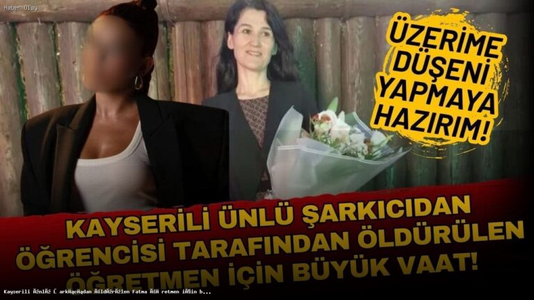 Fatma Öğretmen İçin Melek Mosso’dan Destek Vaatleri