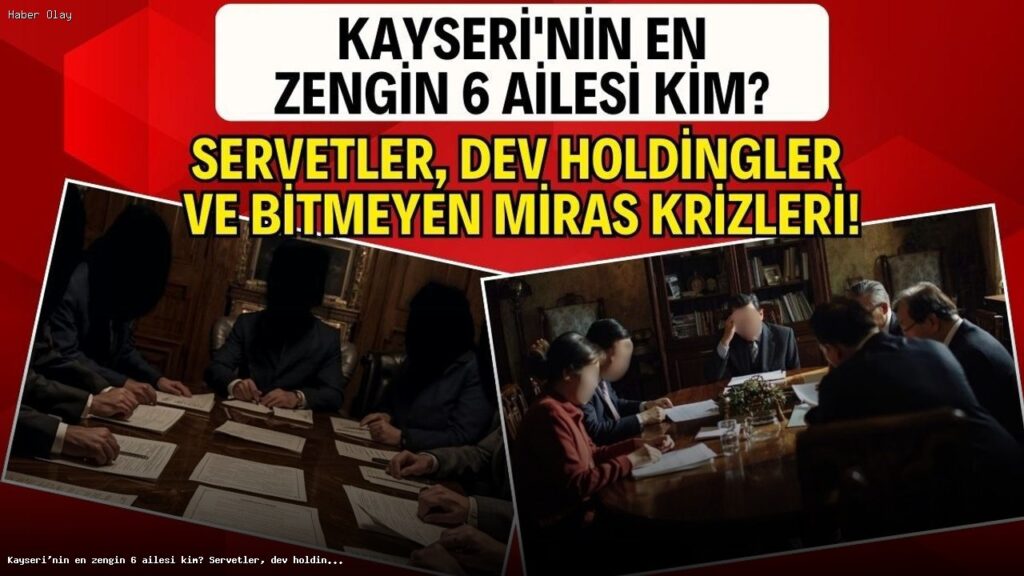 Kayseri’nin İş Dünyasında Öne Çıkan 6 Zengin Aile