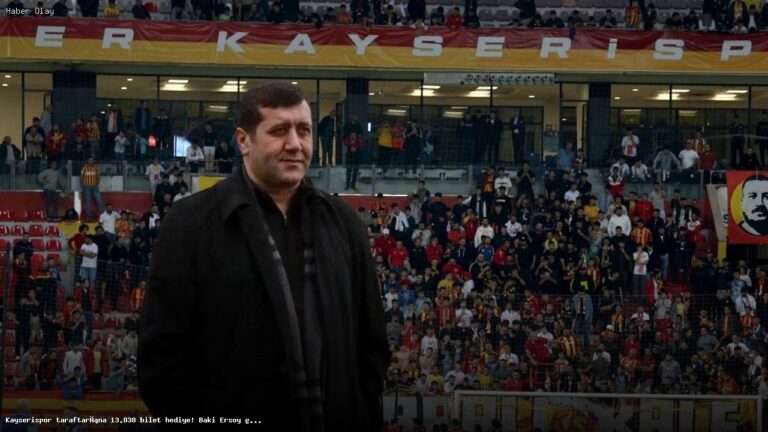 Kayserispor Taraftarına 13.838 Ücretsiz Bilet!
