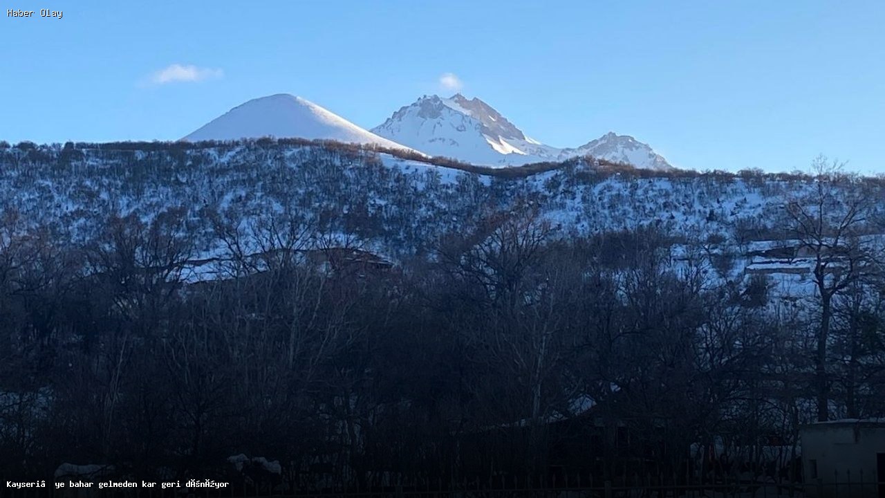 Kayseri’de Bahar Öncesi Kar Yağışı Bekleniyor
