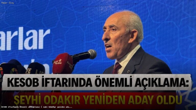 Şeyhi Odakır, KESOB Genel Kurulu İçin Yeniden Aday Oluyor