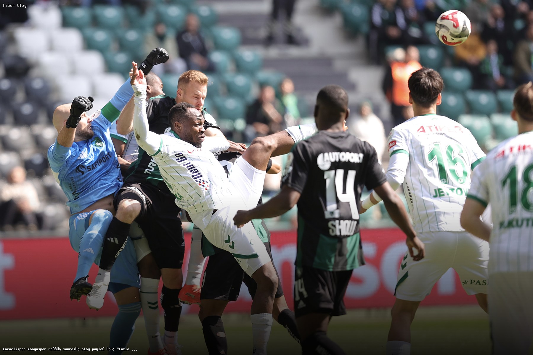 Kocaelispor-Konyaspor Maçında Yaşanan Tartışmalı Anlar