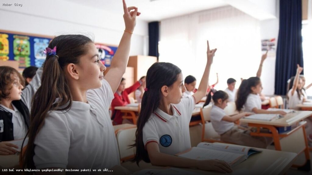2026 LGS Başvuru Kılavuzu: Ek Süre ve Beslenme Paketi Detayları