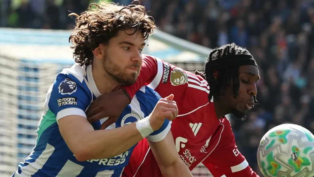 Brighton Liverpool’u 2-1 yenerek Ferdi Kadıoğlu’nu öne çıkardı