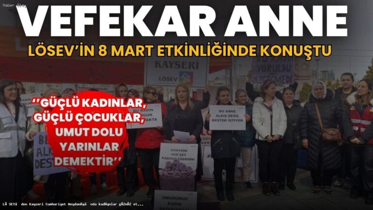 Kadınlar Günü’nde LÖSEV’den Anlamlı Etkinlik