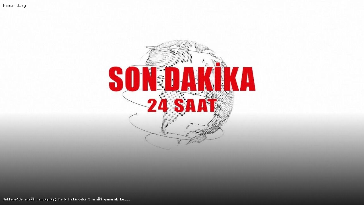 Maltepe’de Park Halindeki Araçlar Alev Alev Yandı