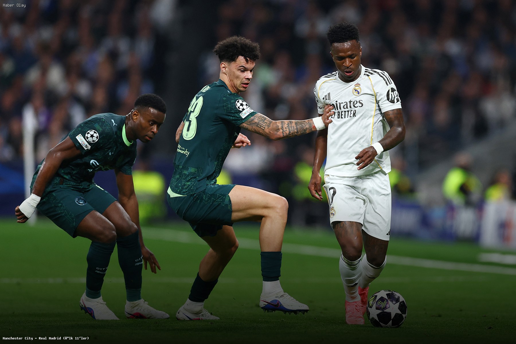 Manchester City ve Real Madrid İlk 11’leri Belli Oldu