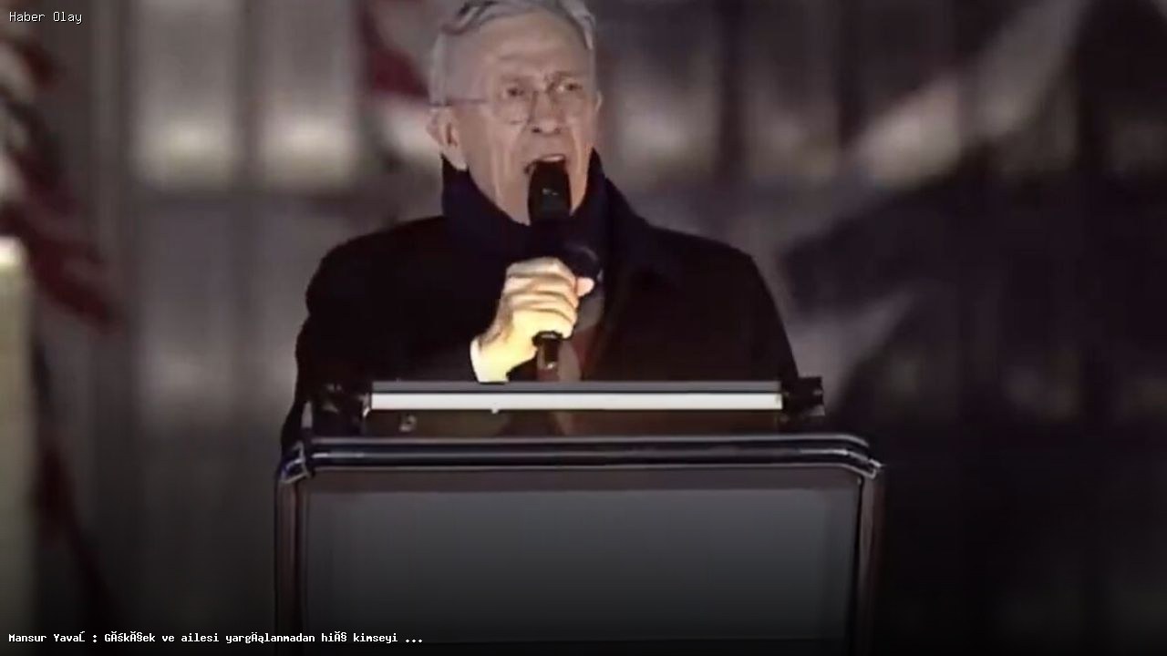 Mansur Yavaş: Gökçek Yargılanmadan Hiç Kimse Yargılanamaz