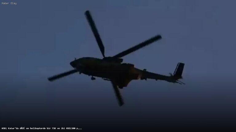 Katar’daki Helikopter Kazasında TSK ve ASELSAN Personeli Şehit Oldu