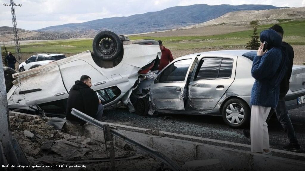 Nevşehir-Kayseri Yolunda Kaza: Üç Yaralı