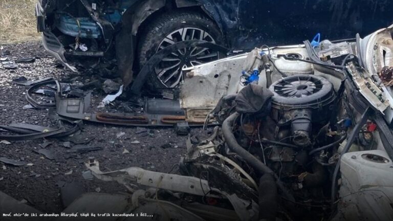 Nevşehir’de Trafik Kazası: 1 Ölü, 2 Yaralı