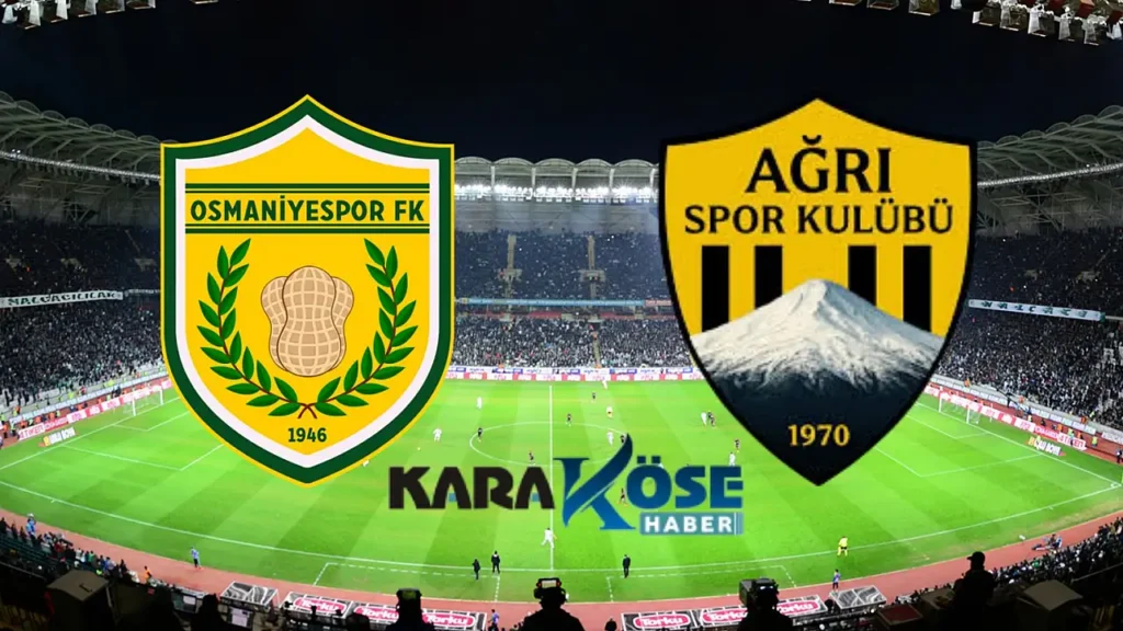 Osmaniyespor – Ağrı 1970 Spor Maçı Detayları Açıklandı
