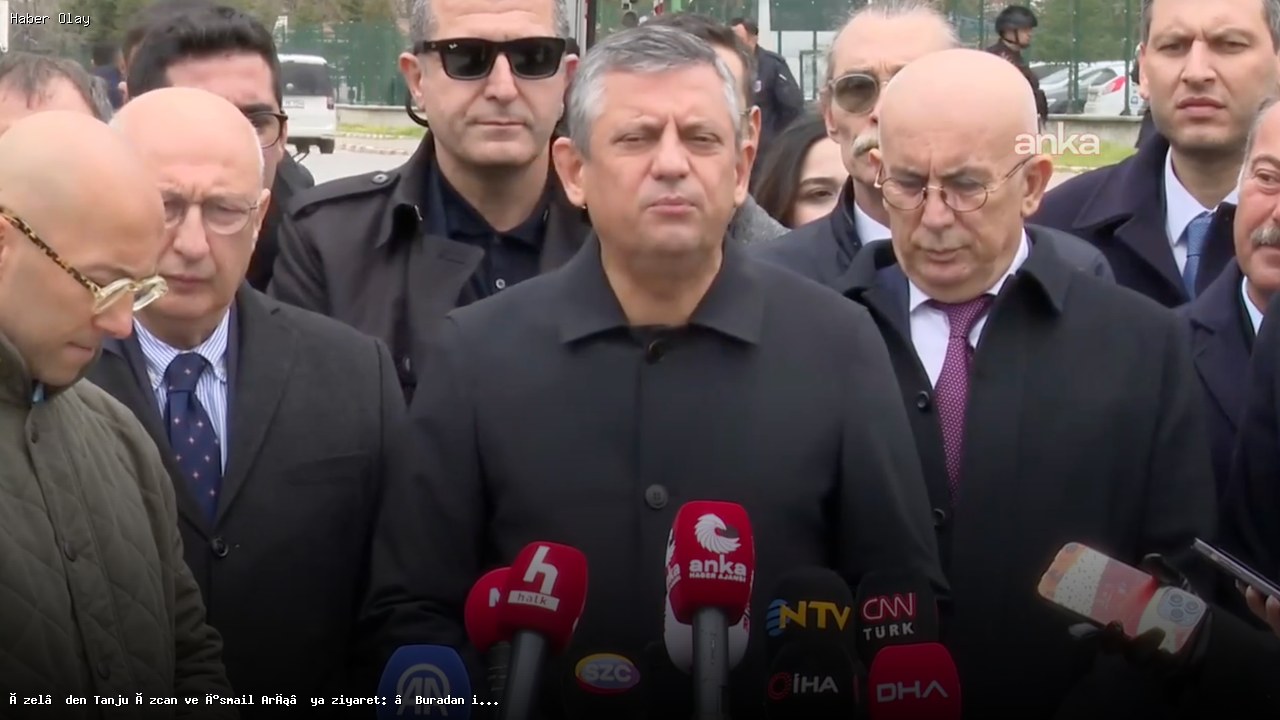 Özgür Özel, Tanju Özcan ve İsmail Arı’yı ziyaret etti