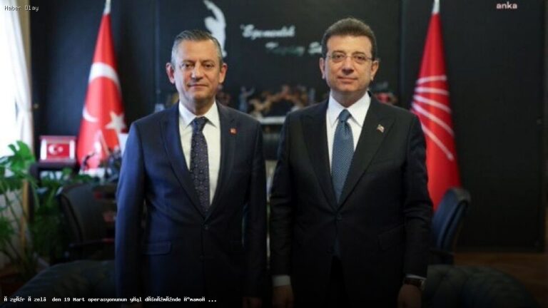 Özgür Özel, İmamoğlu’na 19 Mart Operasyonu Yıl Dönümünde Ziyaret Etti