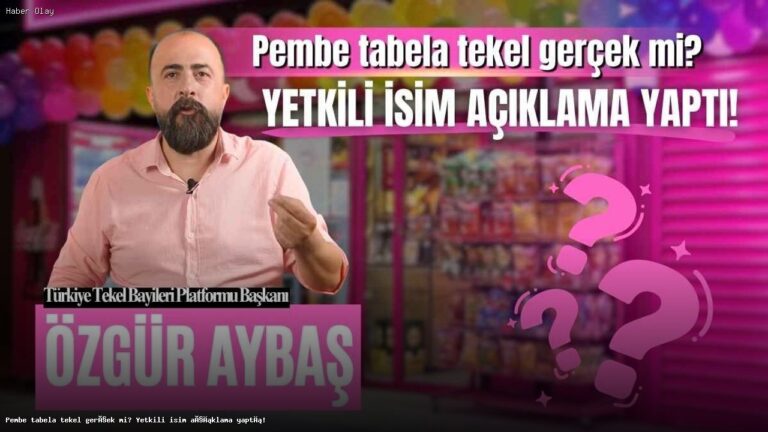 Pembe Tabela Akımı Nedir? Tekel Bayileri Cevapladı!
