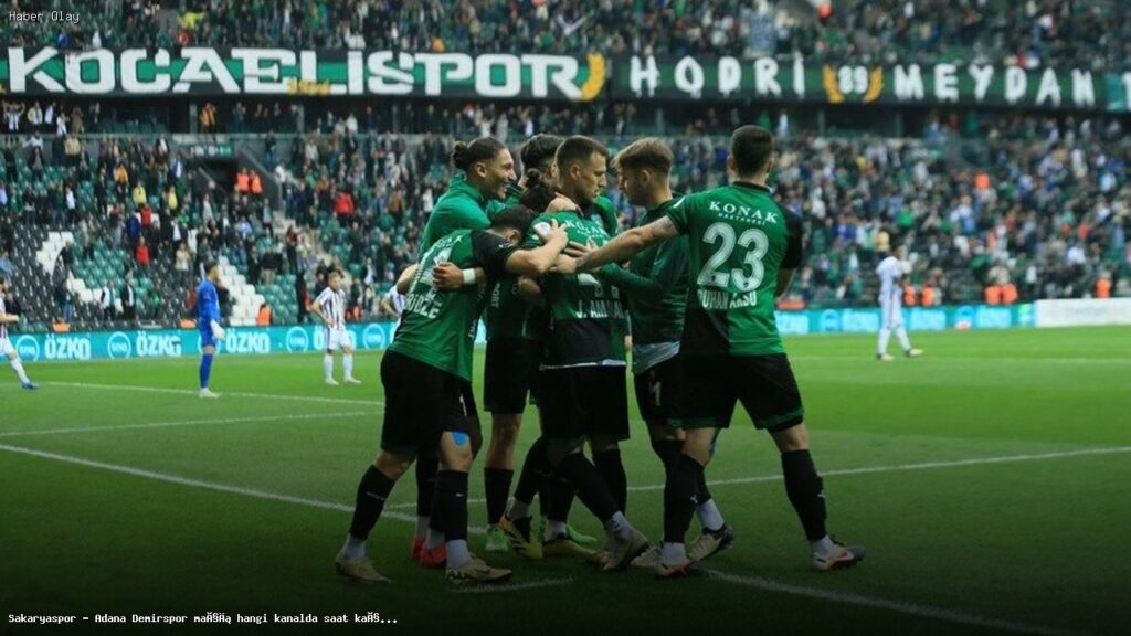 Sakaryaspor – Adana Demirspor Maçı Yayın Bilgileri