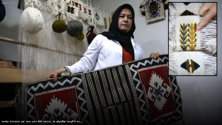 Sarız Kilimini Yaşatan Usta: 38 Yıldır Tezgah Başında