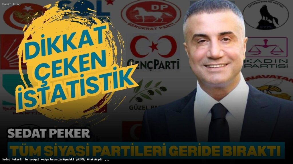Sedat Peker’in WhatsApp Gücü Siyasi Partileri Geride Bıraktı