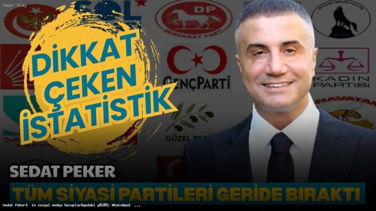 Sedat Peker’in WhatsApp Gücü Siyasi Partileri Geride Bıraktı
