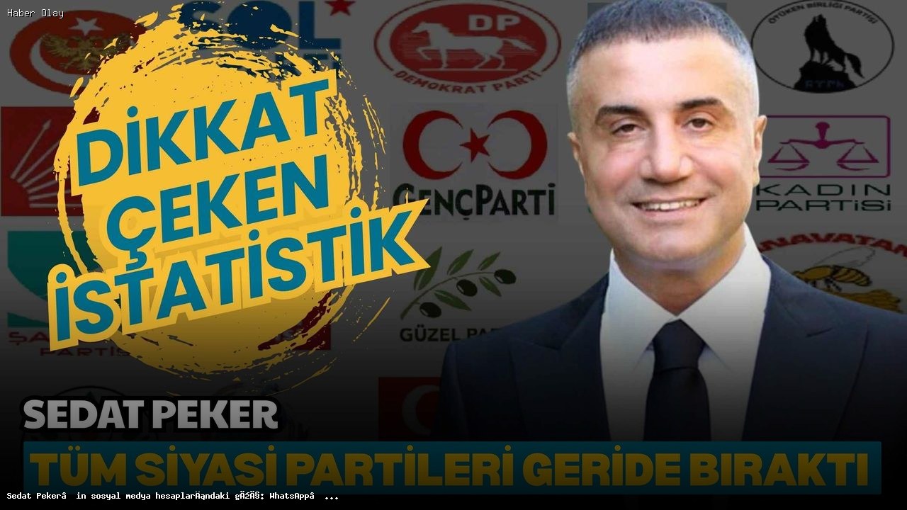 Sedat Peker’in WhatsApp Gücü Siyasi Partileri Geride Bıraktı
