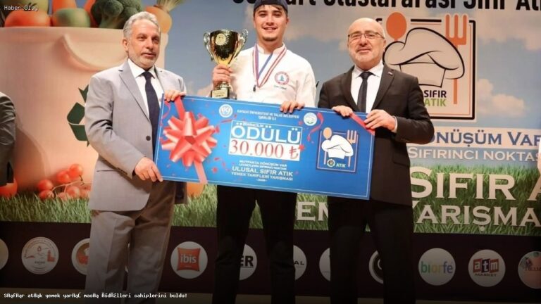 Sıfır Atık Yemek Yarışması Ödülleri Sahiplerini Buldu!