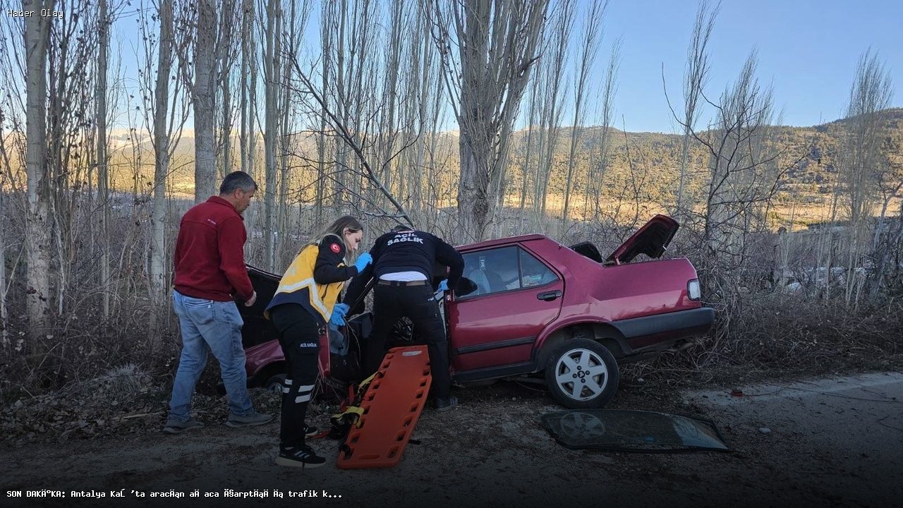 Antalya Kaş’ta Feci Trafik Kazası: 2 Kişi Hayatını Kaybetti