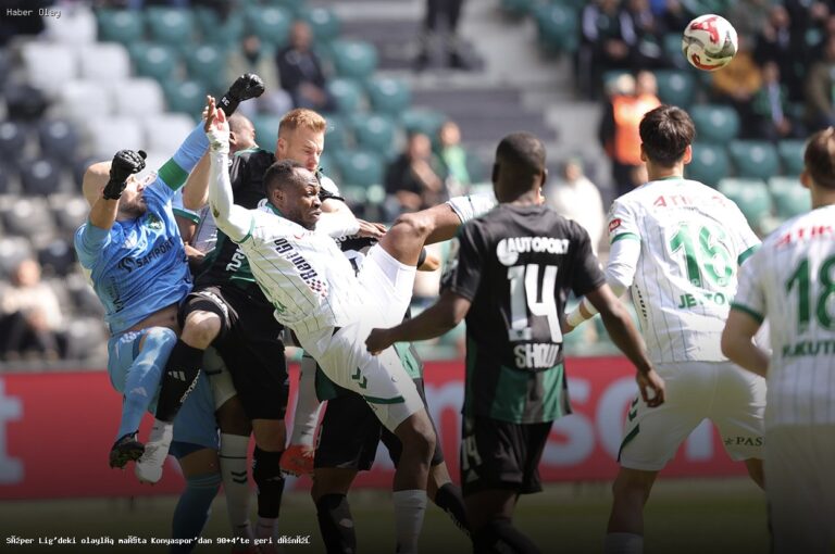 Konyaspor’un Dramatiği: 90+4’te Gelen Geri Dönüş