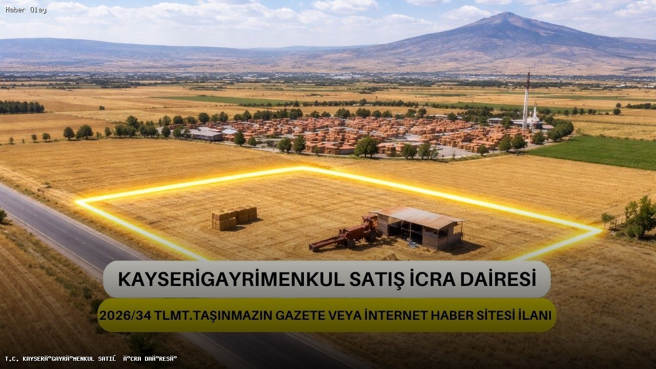 Kayseri’de Taşınmaz Satışı: Detaylar ve Tarihler