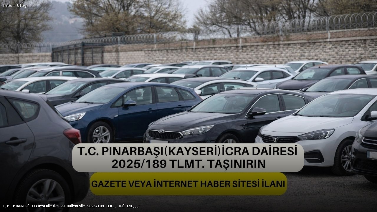 Pınarbaşı’nda Satışa Çıkan Araç İlanı ve Detayları