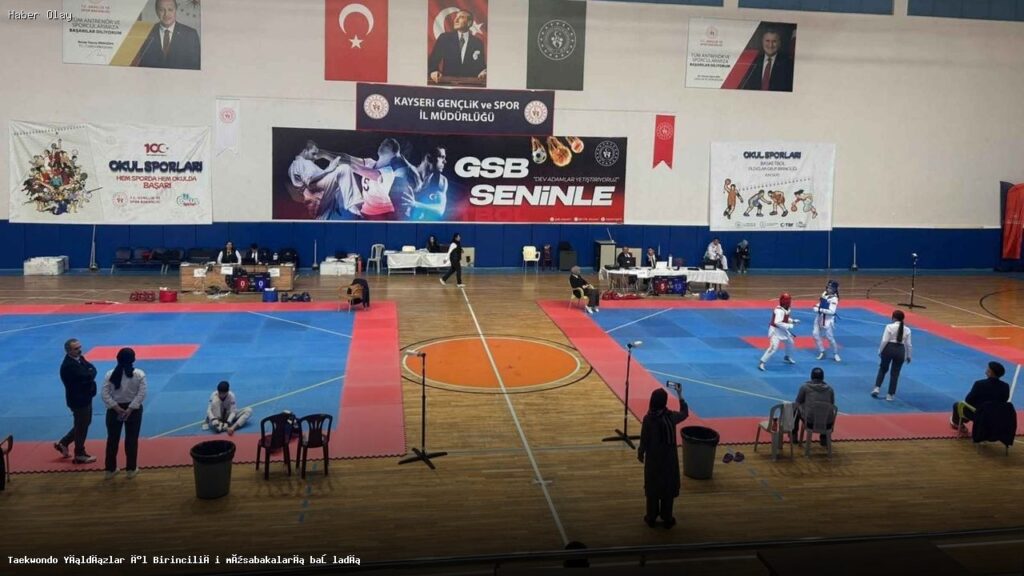 Kayseri’de Taekwondo Yıldızlar İl Birinciliği Heyecanı