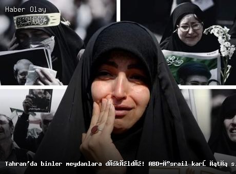 Tahran’da Binlerce Kişi ABD-İsrail Karşıtı Sloganlarla Toplandı