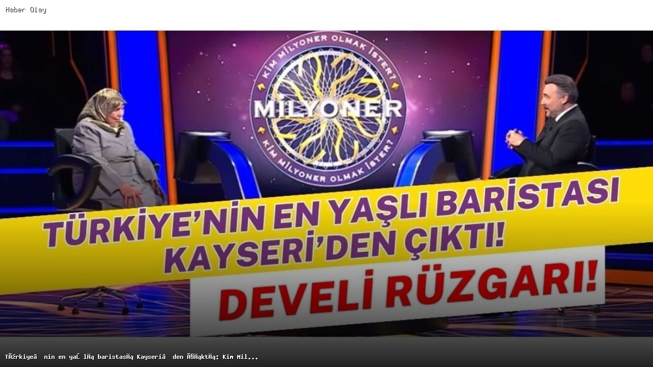 Kayseri’den Türkiye’nin En Yaşlı Baristası: Havva Çal’ın Hikayesi