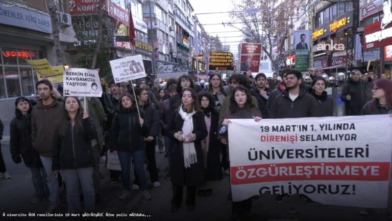 Ankara’da Üniversite Öğrencilerine Yürüyüşte Polis Müdahalesi: 30 Gözaltı