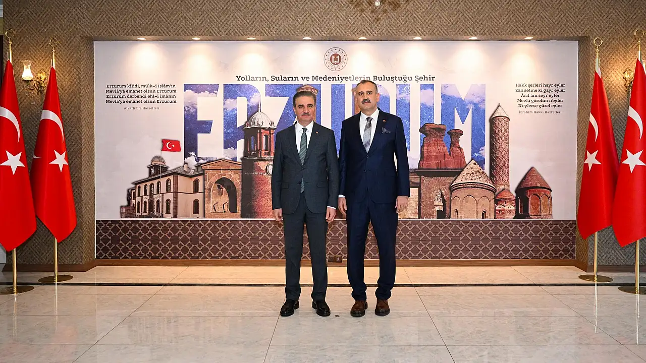Erzurum Valisi Baruş’a Hayırlı Olsun Ziyareti Gerçekleşti