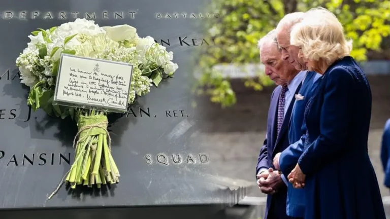 Kral III. Charles, 11 Eylül Anıtı’nı Ziyaret Etti