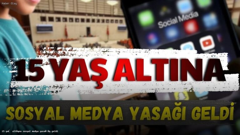15 Yaş Altına Sosyal Medya Yasağı Neden ve Nasıl Uygulanacak?
