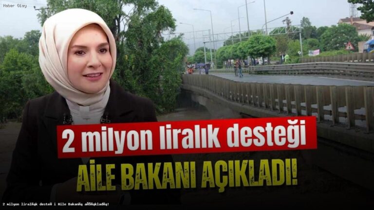 Osmaniye’deki Sel Felaketi Sonrası 2 Milyon Lira Destek