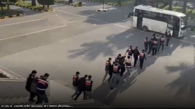 24 İlde DEAŞ Operasyonları: 90 Şüpheli Gözaltında