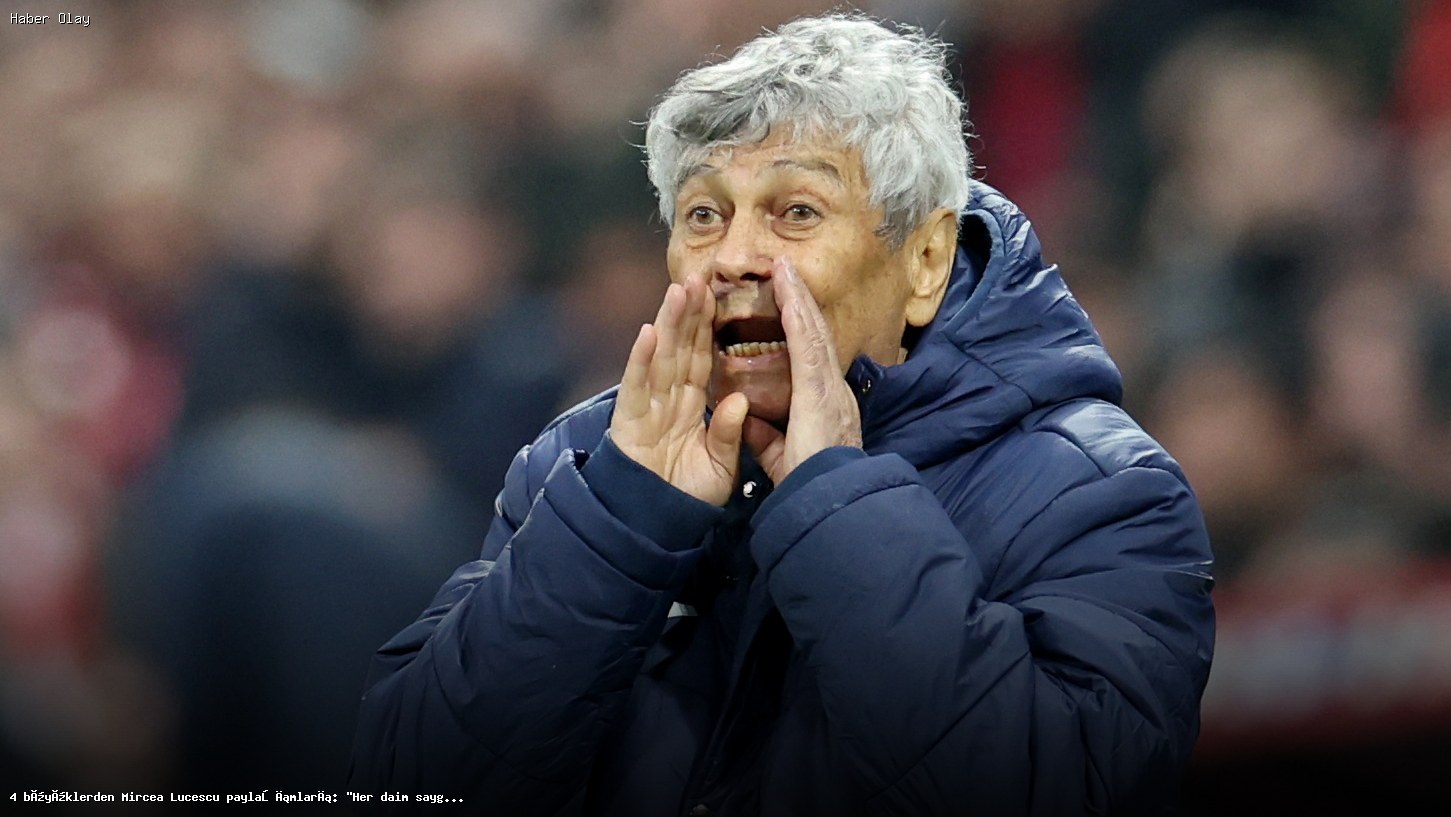 Mircea Lucescu’nun Anısına Saygı Duruşu