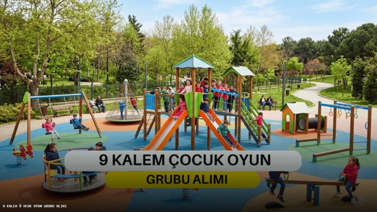 Kayseri’de 9 Kalem Çocuk Oyun Grubu İhalesi Ne Zaman?