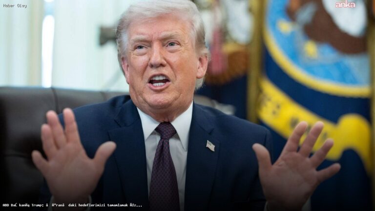 Trump’tan İran Açıklaması: Askeri Operasyonlar Hızlanacak