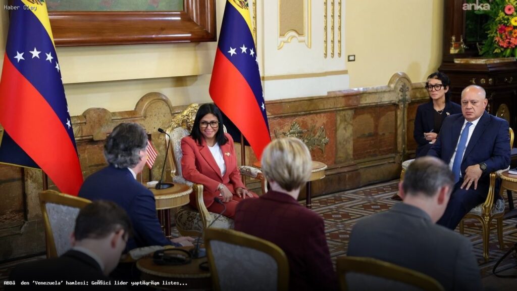 ABD’nin Venezuela’ya Yaptırım Kaldırması: Yeni Dönem Başlıyor