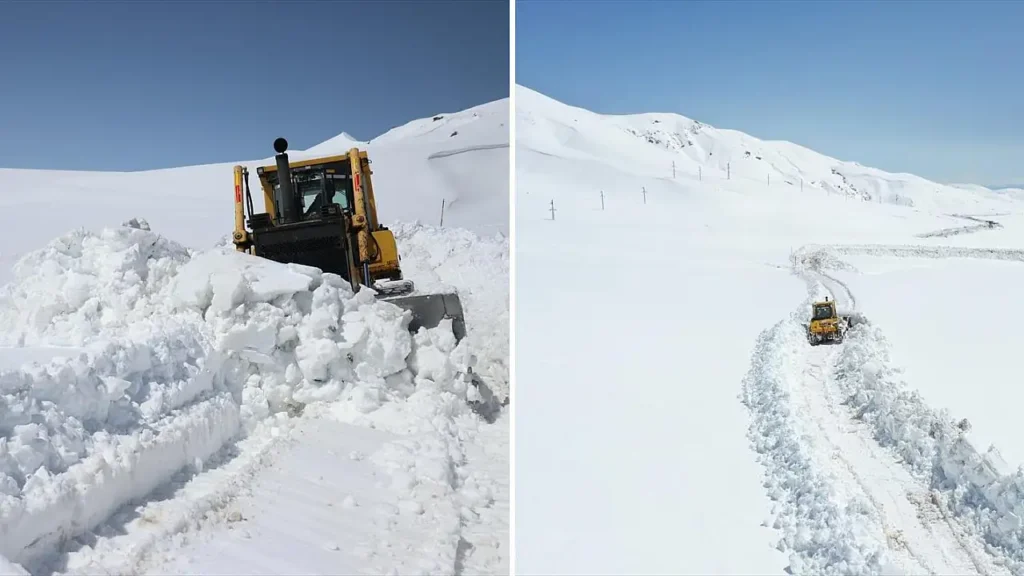 Ağrı’nın En Sert Kışı: Nisan Ayında Karla Mücadele Devam Ediyor