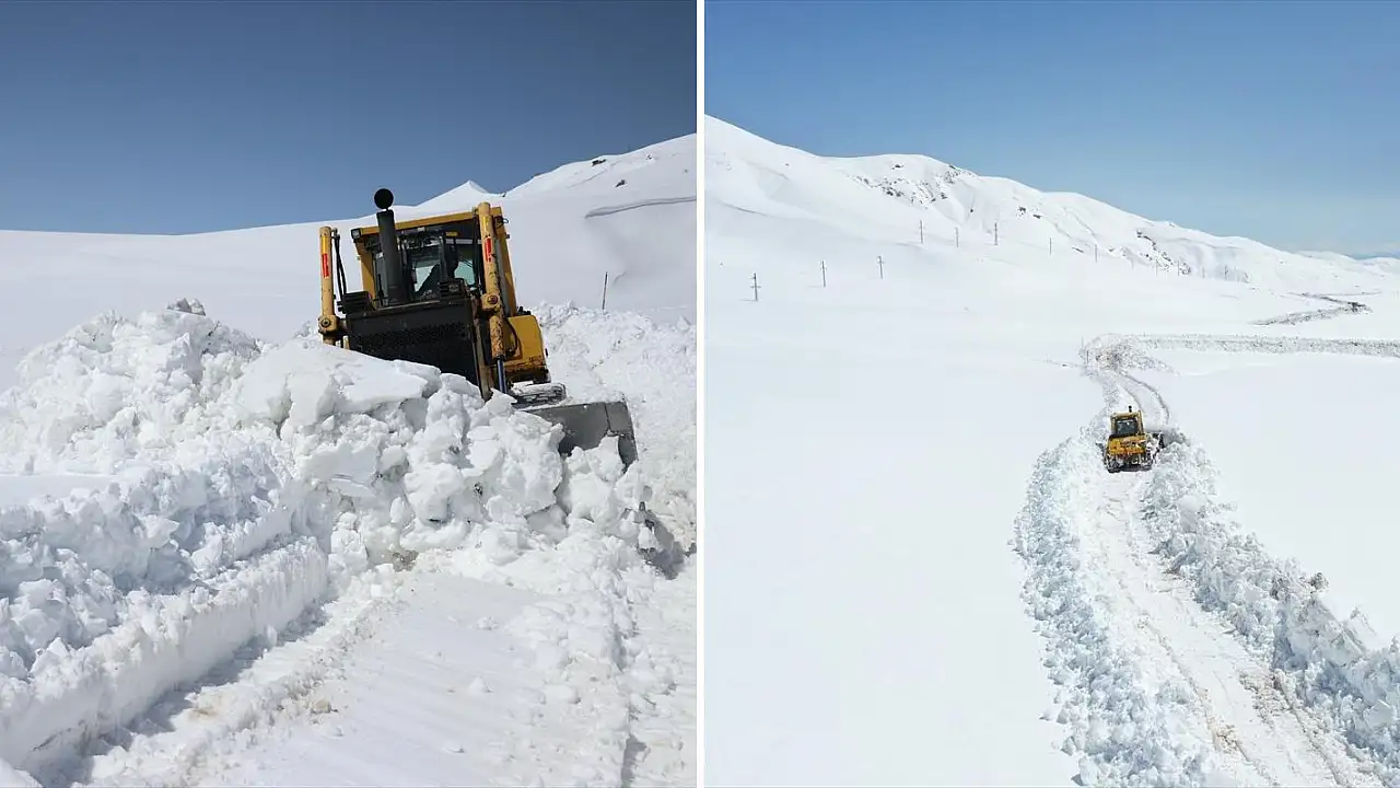 Ağrı’nın En Sert Kışı: Nisan Ayında Karla Mücadele Devam Ediyor