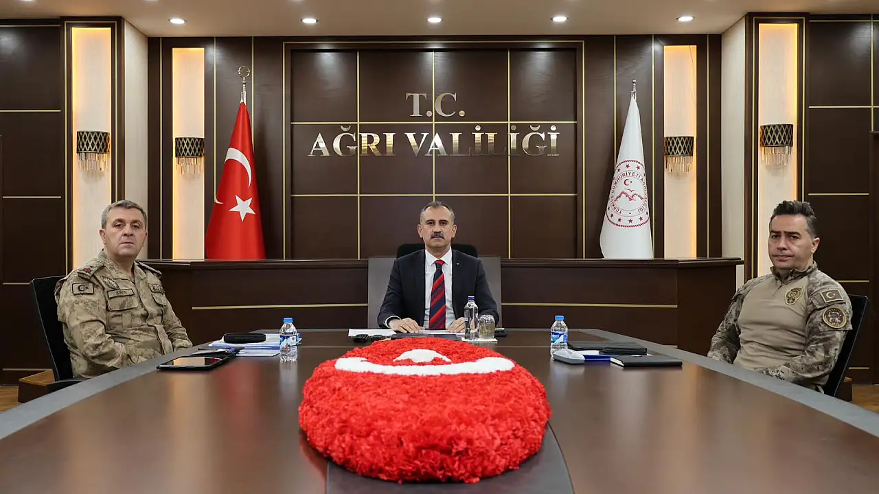 Ağrı’dan VKS ile Güvenlik Toplantısı: Hedef Huzur ve Güven