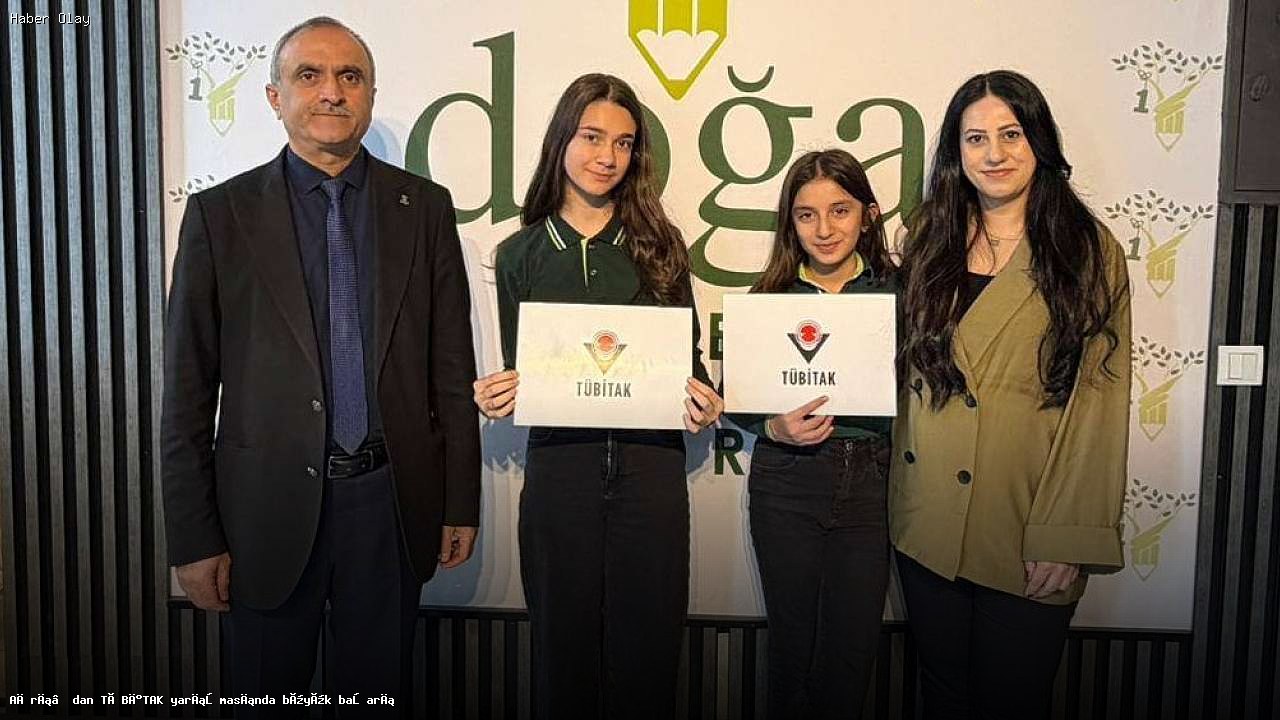 Ağrılı Öğrenciler TÜBİTAK Yarışmasında Gurur Verdi